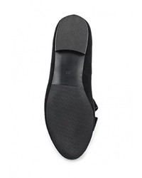 Женские черные замшевые лоферы от Grand Style