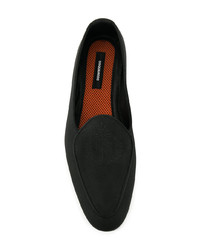 Мужские черные замшевые лоферы от DSQUARED2