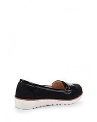 Женские черные замшевые лоферы от Laik