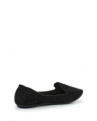 Женские черные замшевые лоферы от LOST INK