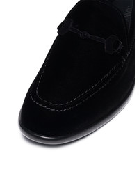 Мужские черные замшевые лоферы от Jimmy Choo