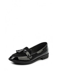 Женские черные замшевые лоферы от Queen Vivi