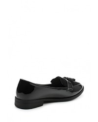 Женские черные замшевые лоферы от Queen Vivi