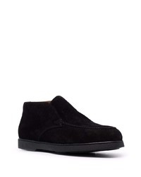 Мужские черные замшевые лоферы от Doucal's