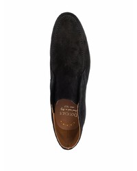 Мужские черные замшевые лоферы от Doucal's