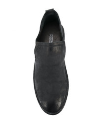 Мужские черные замшевые лоферы от Marsèll