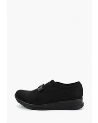 Женские черные замшевые лоферы от Tuffoni