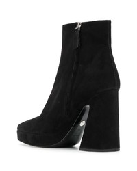Черные замшевые массивные ботильоны от Proenza Schouler