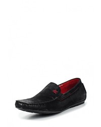 Мужские черные замшевые мокасины от Rosconi