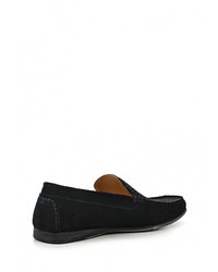 Мужские черные замшевые мокасины от Valley