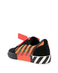 Мужские черные замшевые низкие кеды с принтом от Off-White