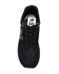 Мужские черные замшевые низкие кеды от New Balance