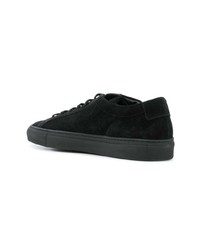 Мужские черные замшевые низкие кеды от Common Projects