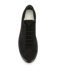 Мужские черные замшевые низкие кеды от Common Projects