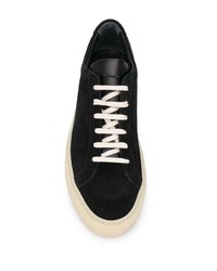 Мужские черные замшевые низкие кеды от Common Projects