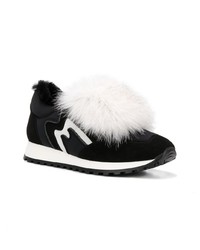 Женские черные замшевые низкие кеды от Mr & Mrs Italy