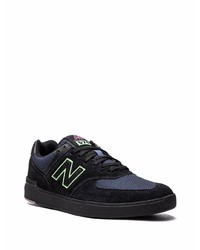Мужские черные замшевые низкие кеды от New Balance
