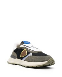 Мужские черные замшевые низкие кеды от Philippe Model Paris