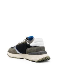 Мужские черные замшевые низкие кеды от Philippe Model Paris