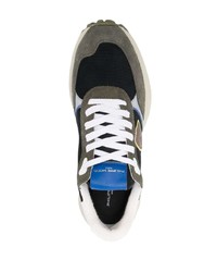 Мужские черные замшевые низкие кеды от Philippe Model Paris