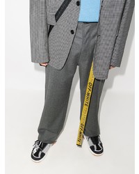 Мужские черные замшевые низкие кеды от Off-White