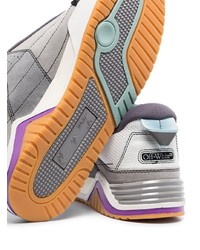 Мужские черные замшевые низкие кеды от Off-White