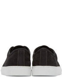 Мужские черные замшевые низкие кеды от Diemme