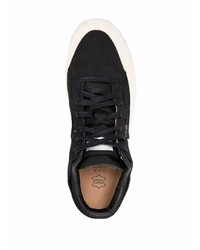 Мужские черные замшевые низкие кеды от Brand Black