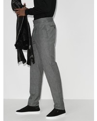 Мужские черные замшевые низкие кеды от Axel Arigato