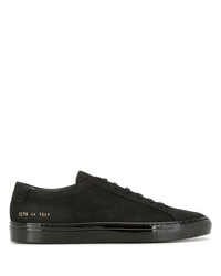 Мужские черные замшевые низкие кеды от Common Projects