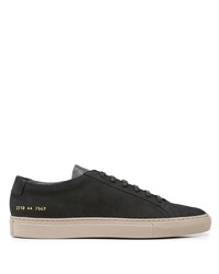 Мужские черные замшевые низкие кеды от Common Projects