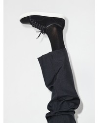 Мужские черные замшевые низкие кеды от Lanvin