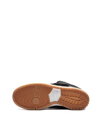 Мужские черные замшевые низкие кеды от Nike