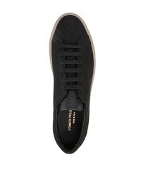 Мужские черные замшевые низкие кеды от Common Projects