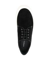 Мужские черные замшевые низкие кеды от Low Brand