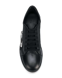 Женские черные замшевые низкие кеды от Versus