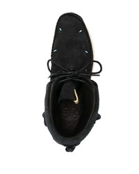 Мужские черные замшевые низкие кеды от VISVIM