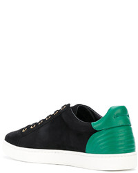 Мужские черные замшевые низкие кеды от Dolce & Gabbana