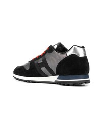 Мужские черные замшевые низкие кеды от Hogan