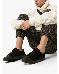 Мужские черные замшевые низкие кеды от Axel Arigato