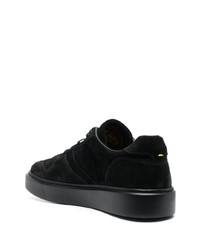 Мужские черные замшевые низкие кеды от Doucal's