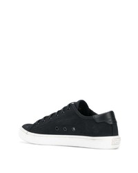 Мужские черные замшевые низкие кеды от Saint Laurent