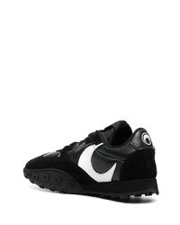 Мужские черные замшевые низкие кеды от Marine Serre