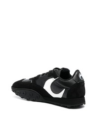 Мужские черные замшевые низкие кеды от Marine Serre