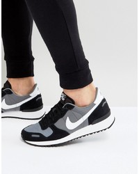 Мужские черные замшевые низкие кеды от Nike