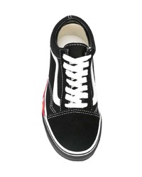 Мужские черные замшевые низкие кеды от Vans