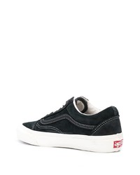 Мужские черные замшевые низкие кеды от Vans