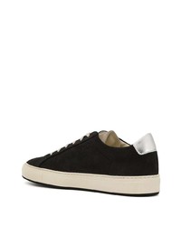 Мужские черные замшевые низкие кеды от Common Projects