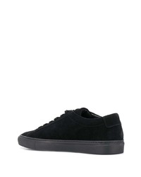 Мужские черные замшевые низкие кеды от Common Projects
