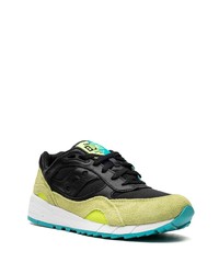 Мужские черные замшевые низкие кеды от Saucony